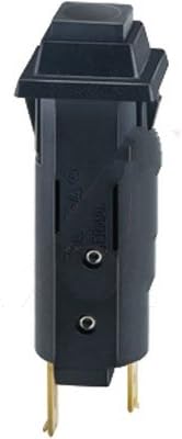 1110-F112-P1M1-8A, Circuit Breaker; Therm; Push; Cur-Rtg 8A; Snap-in Panel; 1 Pole; Vol-Rtg 250/28VAC/VDC