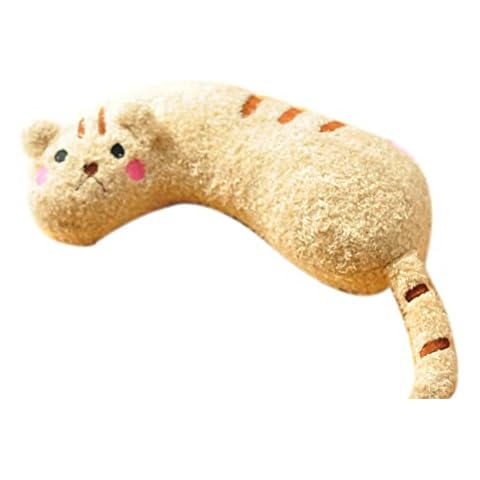 Frdun Katzen Schlafkissen, Katze Schönes Gemütliches Kissen Weicher Warmer Plüsch Schlafen Nackenstütze Gemütliches Kitty Kissen Heimtierbedarf Cover