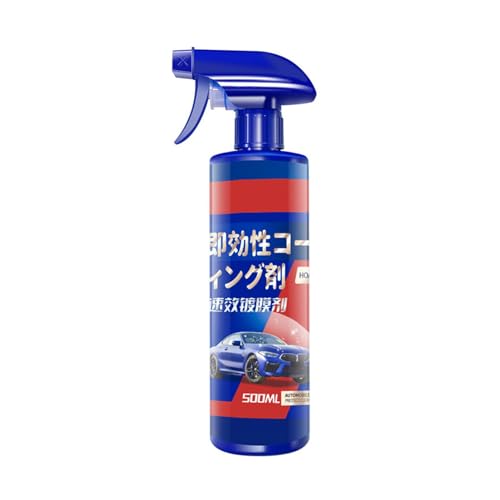 Spray para recubrimiento rápido de alta protección - 500 g de spray para la cubierta del automóvil sin agua para rayos de autosuteos fácilmente refleja los rasguños de pintura, MACC | 3 en 1 recubrimi