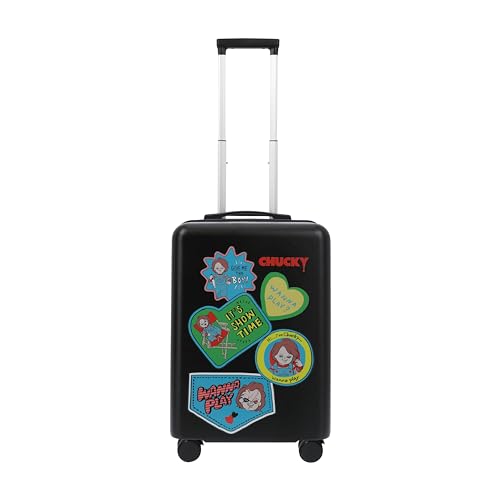 FUL Chucky 22.5 Inch Carry On Luggage, Hardshell Rolling Suitcase with Spinner Wheels, Black2