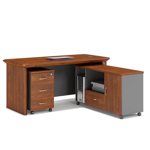 DLCQIJI Computer Luxury Office Desks Wooden Drawers Modern Desktops Writing