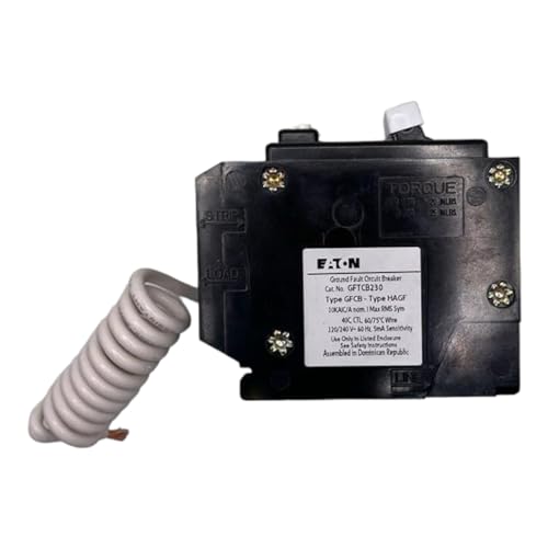 EATON GFTCB230 Cutler Hammer Ground Fault Circuit Breaker, 30 Amp, 120/240 Vac, 10 Kaic, 14-4 Awg, 2 Poles by Eaton - Image 5