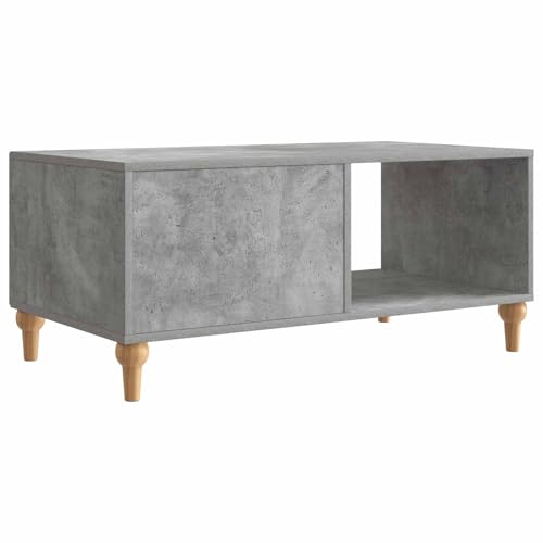 Table basse gris béton avec rangement pour éliminer le désordre du salon - 8