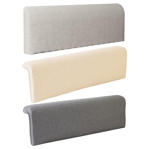 Image of Dorm Headboard Cushion for Dorm Room Decoration Modern Soft Backrest Cushion Light Gray