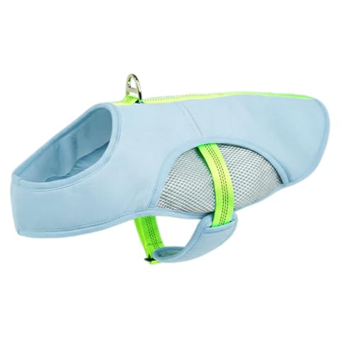 Dog Cooling Vest for Summer, Lightweight Cooling Shirt for Dogs with D-Ring | 3-Layer Cooling Fabric Activates with Water; Keep Dogs Cooler During Walks, Hiking, Training and Outdoor Activit
