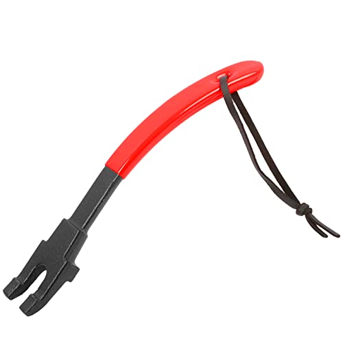 KAMaster Cast Iron Grill Grate Lifter Grid Lifter Gripper for Big Green Egg Accessories Kamado Grill Joe Primo Vision Louisiana Grills Grate Lifters with Red Protective Cover for Moving Hot Grate