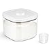 TBMAXS Airtight Rice Container 10 Lbs, Clear Plastic Food Storage Container Bin For Flour Sugar, Dry Food Holder with Easy Locking Lid for Kitchen Pantry Organization and Storage