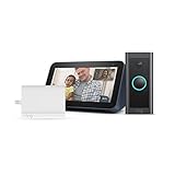 Ring Video Doorbell Wired + Netzteil von Amazon + Echo Show 5 (2. Generation, 2021) Smart Display mit Alexa – HD-Video Türklingel, fortschrittliche Bewegungserfassung, festverdrahtete Installation