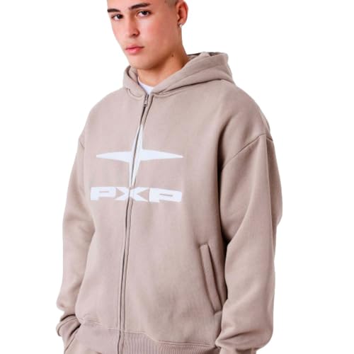 Image of Project X Paris 2534000 Full Zip Sweatshirt S Beige