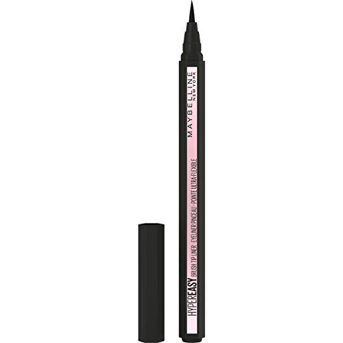 Maybelline New York Eyeliner in penna Hyper Easy, Tratto Continuo, Facile da Applicare, Punta Iper Flessibile, Matte Black (801)