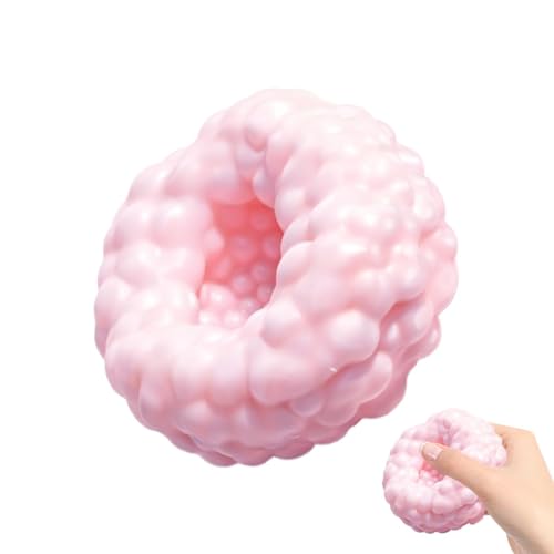 Imagen de Pelota Antiestrés Crujiente Hecha a Mano Juguete Fidget Sensorial con Sonido Crujiente Juguete Fidget Sensorial de Retorno Lento para Niños y Adultos Juguetes Antiestrés de Escritorio Portátiles