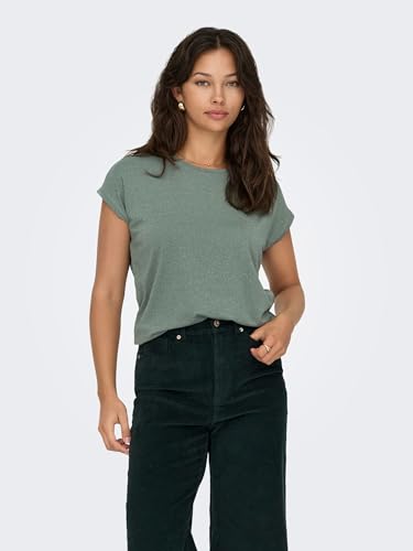 ONLY Onlclaudia S/S Glitter Stripe Top JRS – Ansicht 2