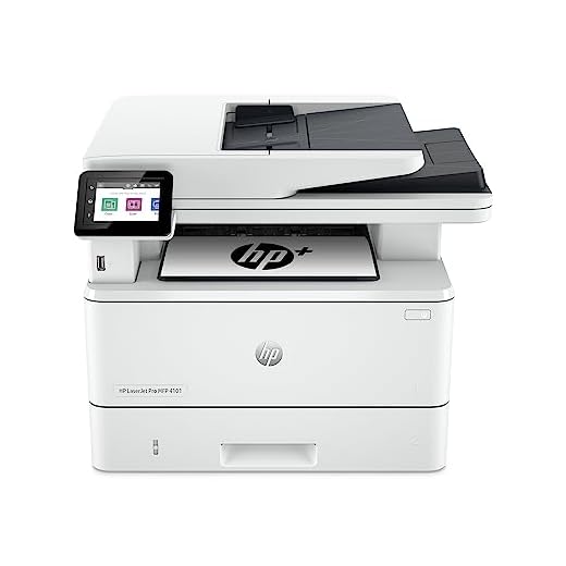 HP LaserJet Pro MFP 4101fdwe Wireless Black & White Monochrome Printer with HP+ Smart Office Features and Fax