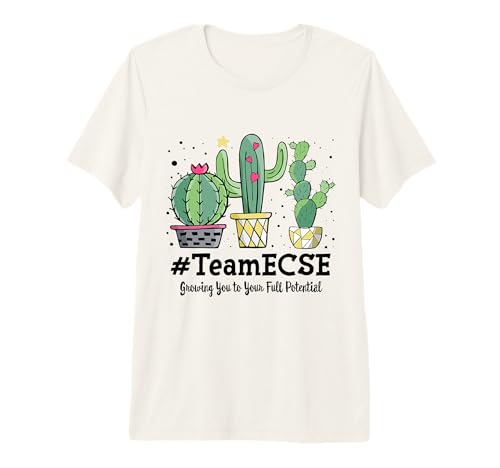 Cute Team ECSE Squad Appreciation Week Back to School Premium Tri-Blend T-Shirt