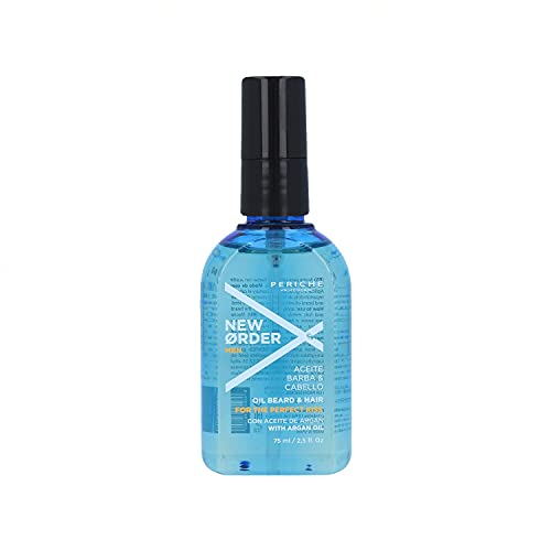 PERICHE Men Oil Beard & Hair 75 ml, Negro, 75ml