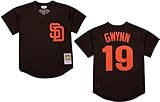 Mitchell & Ness Tony Gwynn San Diego Padres 1985 Batting Practice Jersey (US, Alpha, Large, Regular, Regular, Brown)