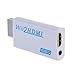 Price comparison product image Y&H Wii to HDMI Converter,Output Video Audio Adapter HDMI Converter 1080P,Wii HDMI Adapter with 3,5mm Audio Jack&HDMI Output Compatible with Wii, Wii U, HDTV, Supports All Wii Display Modes 720P, NTS