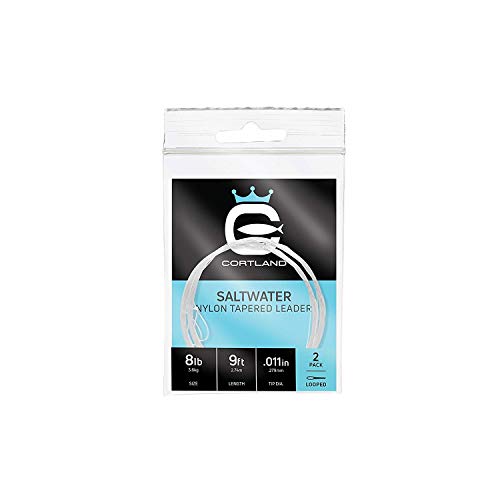 Cortland Saltwater Nylon Tapered Leaders (12Ft / 16Lb) #TOP21