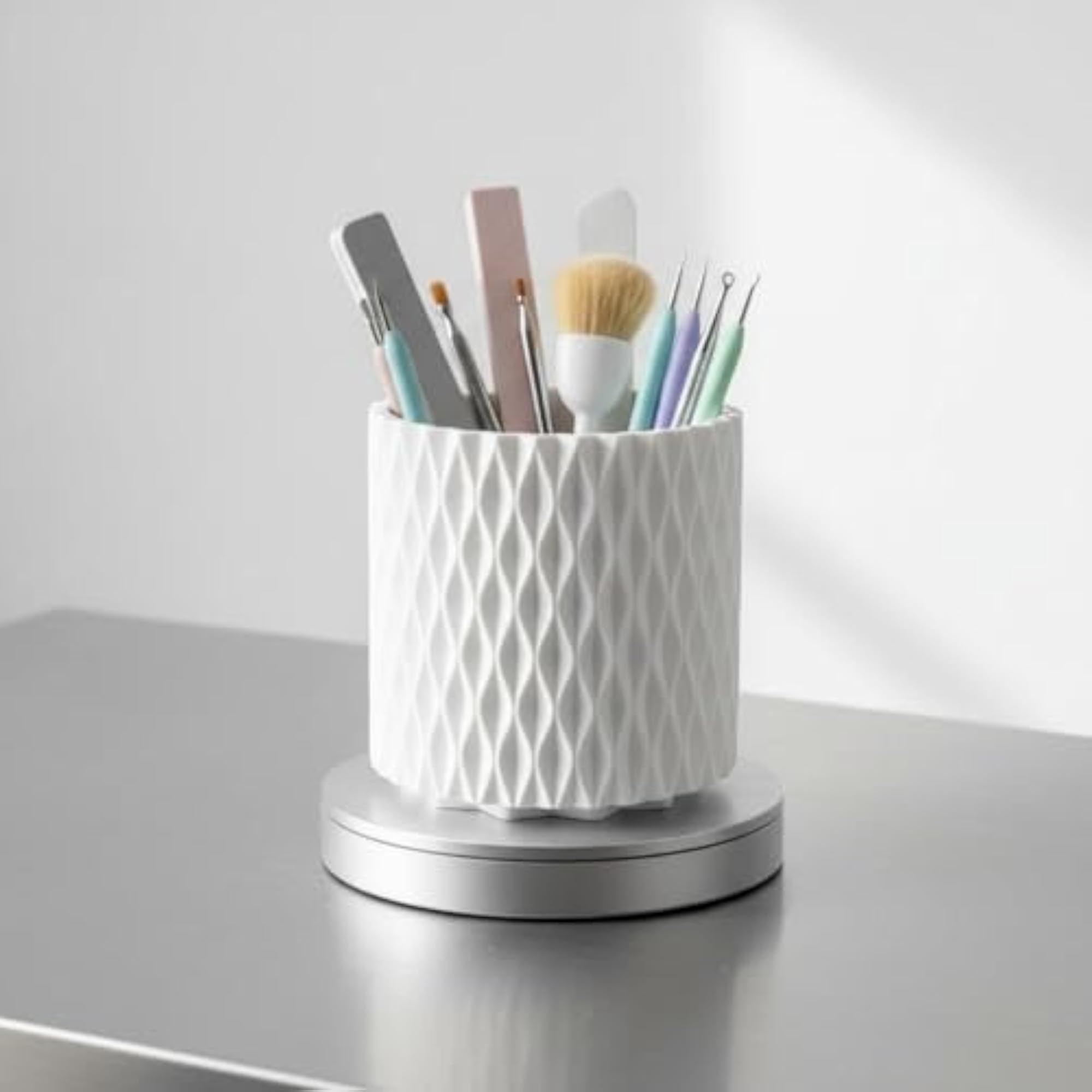 Rotating Nail Tool Holder Large Capacity 360 Rotating