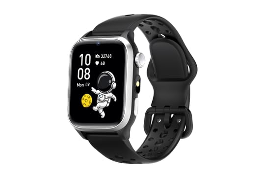 Reloj Inteligente Niño, 1,52" Smartwatch con Cámara HD, 170+ Modos Deportivos y 20 Juegos, Frecuencia Cardíaca, Audiolibro, Mascotas Electrónicas, Sueño, IP68 Regalo para Niños 3-14 Años Negro