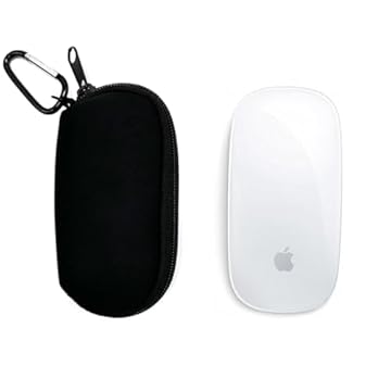 Wanty 1 par de estojo de armazenamento de neoprene para Apple Magic Mouse (I e II 2ª geração)
