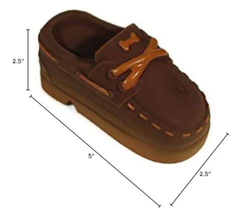 Juguete mordible de látex para perro tipo zapato miniatura 2