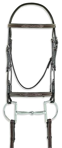 Ovation Comfort Crown Fancy Raised Bridle Horse