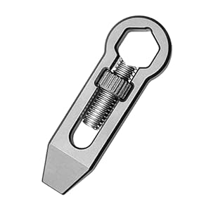 Richeyty Titanlegierung Mini-Brecheisen mit Sechskantschlüssel