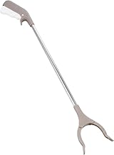 IMUU Grabber Reacher Long Handy Tools, Trash Picker Litter Picker, Stainless Steel Trash Foldable Garbage Pick Up Tool, Grabber Gripper Reaching Cleaning Tool for Garden, Picnic (Grey)