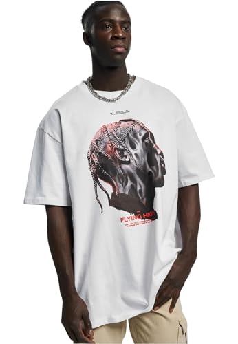 Mister Tee Flying High Oversize tee Camiseta, White, S Grande para Hombre