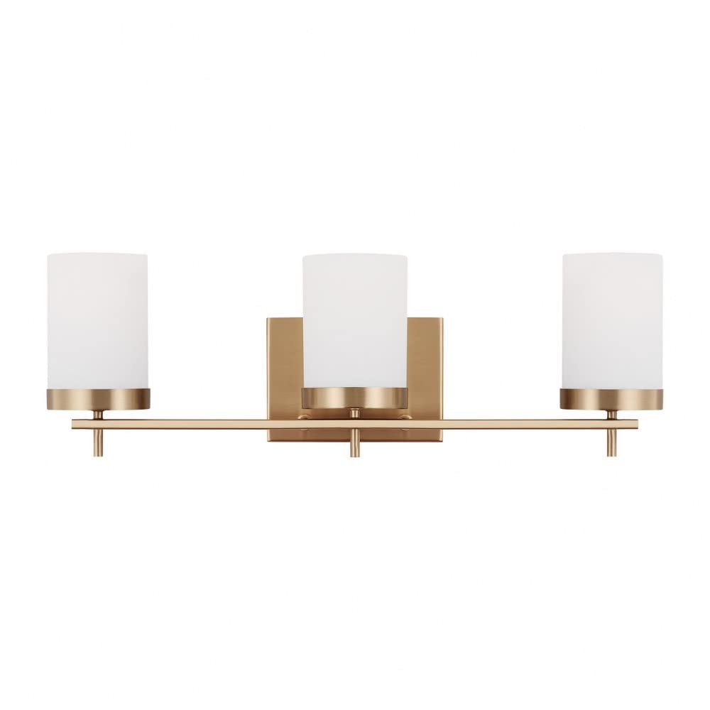 Generation Lighting 4490303-848 Zire 3 Light 24 inch Satin Brass
