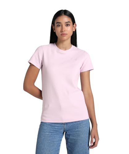 Image of PUMA Women Cotton Regular Fit T-Shirt