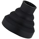 VINTORKY Silikon Haartrockner Diffusor Aufsatz mit Faltbarem Design Gleichmäßige Luftverteilung Hitzeschützende Funktion für Zuhause und Salon