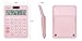 UNIONE Pink Calculator with a Bright LCD, Dual Power Handheld Desktop. Business, Office, High School