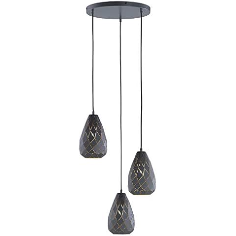 Trio Lighting - Colgante Onyx Antracita Cover