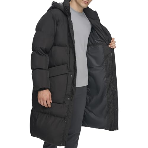 Image of DKNY Mens Nylon Flex Parka