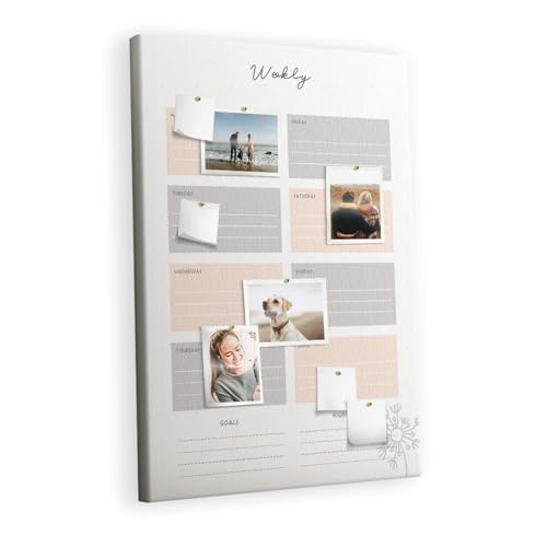 Tableau liège horizontal grand format pour école et home office