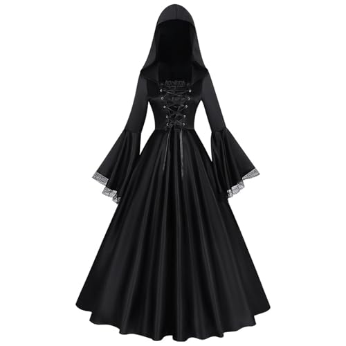 ReSin90s Elegantes Cosplay Kostüm Kleid Spitze Korsett Kleid für Frauen Fair Performance Halloween Party Cosplay-Anime-Kostüme Für Teenager...