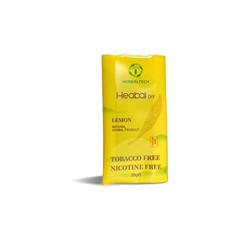 HEABAL Herbal Smoking Blend - Nicotine Free & Tobacco Free (Lemon) Cover