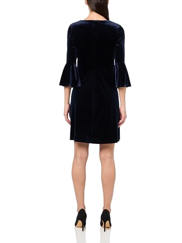 Image of Tommy Hilfiger Women's 3 /4 Bell Sleeve Jewel Neck Sheath Mini Dress