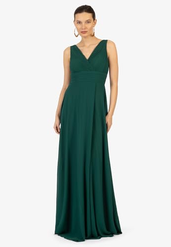 Robe de soirée robe cocktail chic vert foncé Kraimod taille 38 - 3
