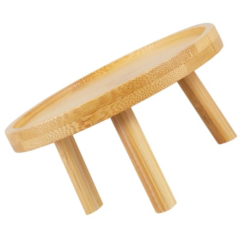 LIOOBO Wooden Plant Riser and Indoor Flowerpot Stand for Succulents