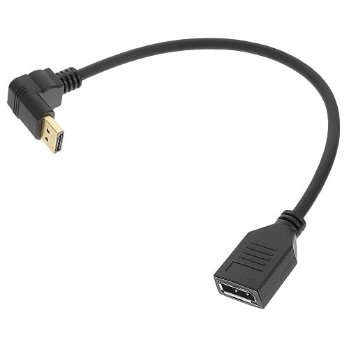 Abaodam Displayport Adapter Dp Male to Female Cable Displayport Cable for Monitor Pc Tv Enhanced Display Durability
