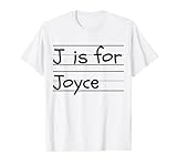 Funny Name J is for Joyce Kindergarten Tag Kids