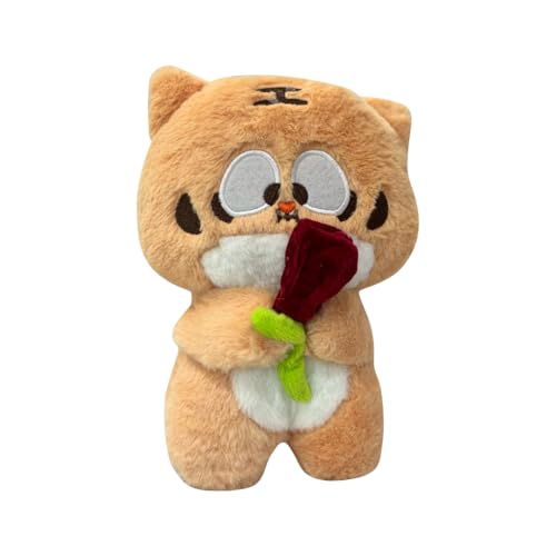 Image of EITHEO Baby Stuffed Animal Plushie - 25 cm Huggable Soft Teddy Plush Toy for Kids, Girls & All Ages, Adorable Cuddly Stuffed Toy, Multicolor (Teddy Rose)