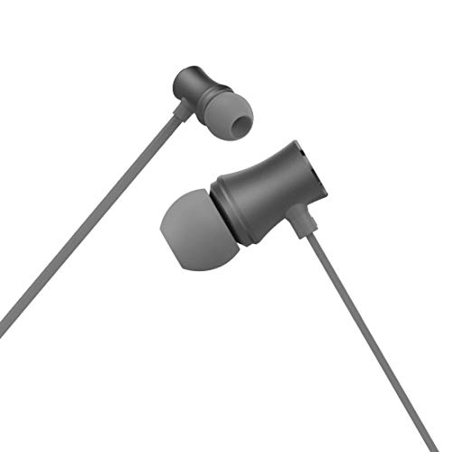 Image of Tessco CH-225 Digital Stereo Wired in-Ear Wired Earphones Stereo Bass Noise Canceling Sport Headsets with Mic & Volume Control (Black)