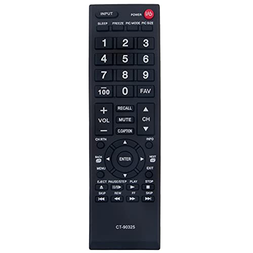 Ct-90325 Ct90325 Replace Remote Control Fit For Toshiba Tv 19Av600 19Av600U 19Av600Uz 37E20U 39L1350U 39L22U 40L5200 40L5200U 50L2400 55S41U 65Ht2U #TOP27