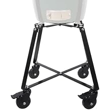 Rolling Cart Nest for MiniMax Big Green Egg Accessories,Powder Coated Steel Grill Stand with Heavy Duty Locking Caster Wheels,Green Egg Rolling Nest for Minimax BGE Grill Stand