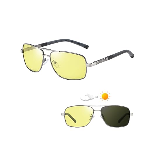 Image of Foldable Vision Glasses, UV400, Polarized lenses, Anti-Blue Light, photochromic lenses