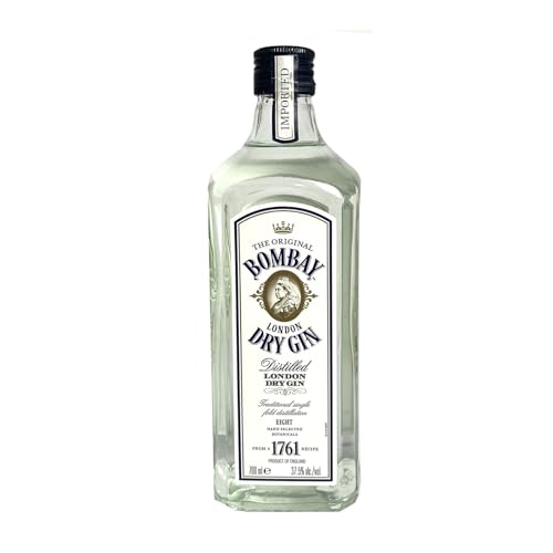 Bombay Sapphire Distilled Premium London Dry Gin, 37,5{6ebd0a22d76c9f584a020f78c107085e72dd952b2f72a4a0031cd5fe1d44ae19} Vol., 70 cl/700 ml, per Dampfinfusion hergestellt mit 8 handverlesenen exotischen Botanicals